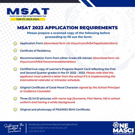 msat test scores|Manila Science High School Admission Test Guidelines for SY .